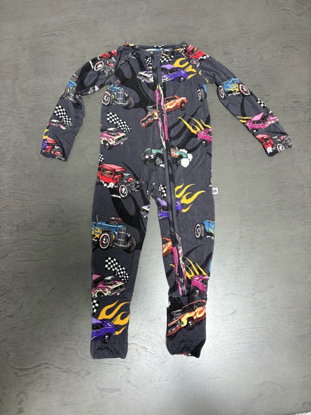 Bums & Roses Fast Track Convertible Zippy 3-6M Bamboo GUC HTF